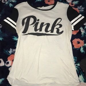PINK baseball tee